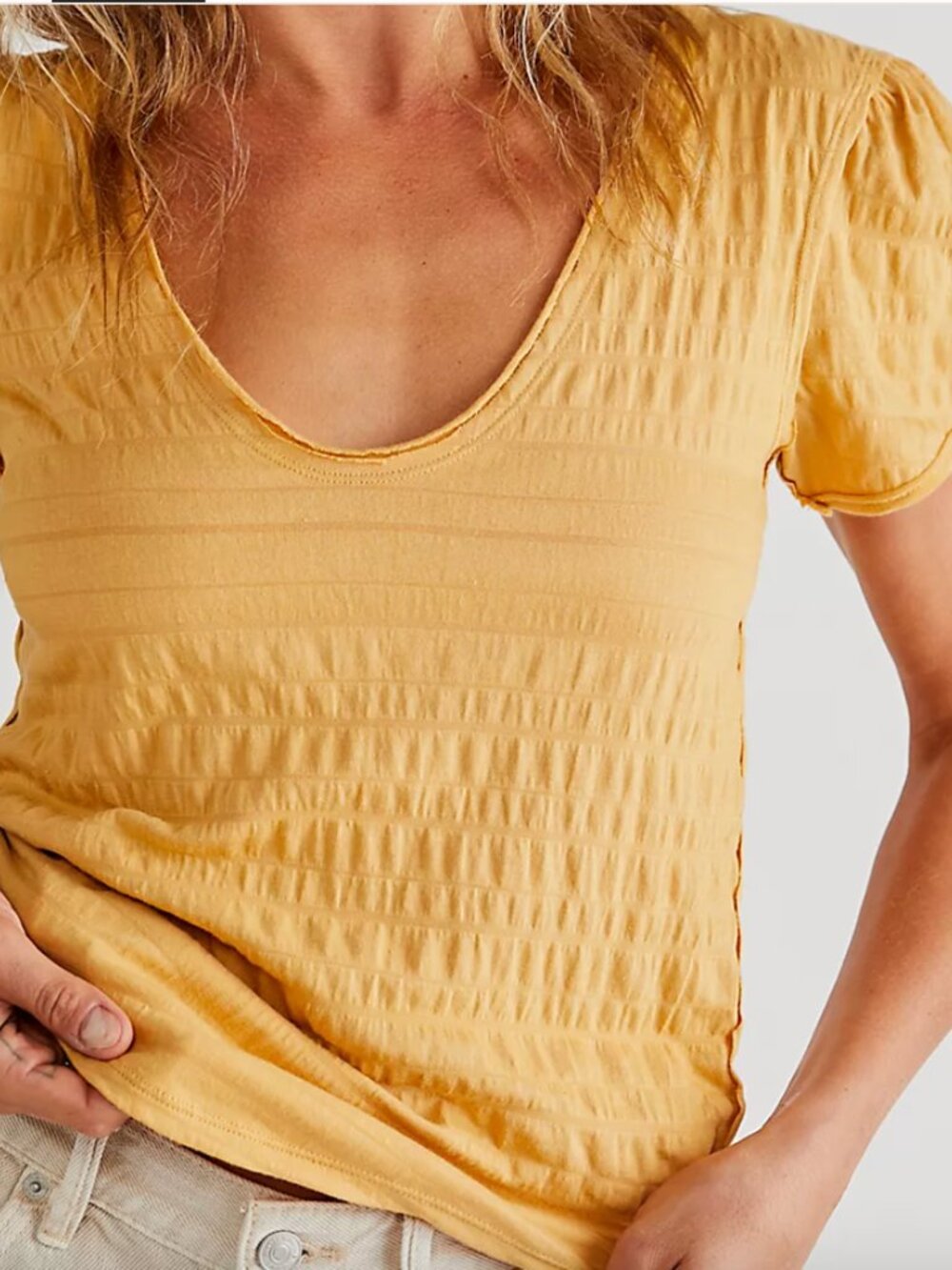 We The Free Sugar Cube Tee Women's Small NWT